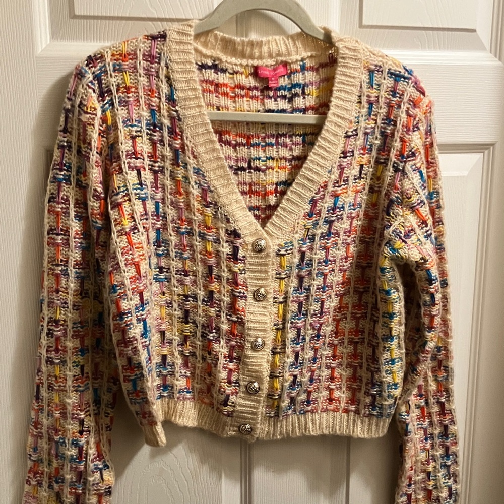 Flying Tomato Medium Knit Button-Up Cardigan - image 1